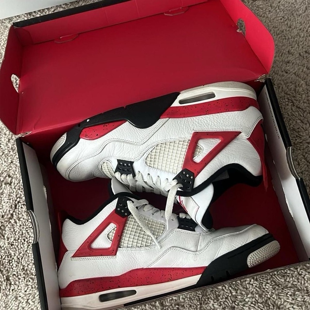 Jordan 4s red cement